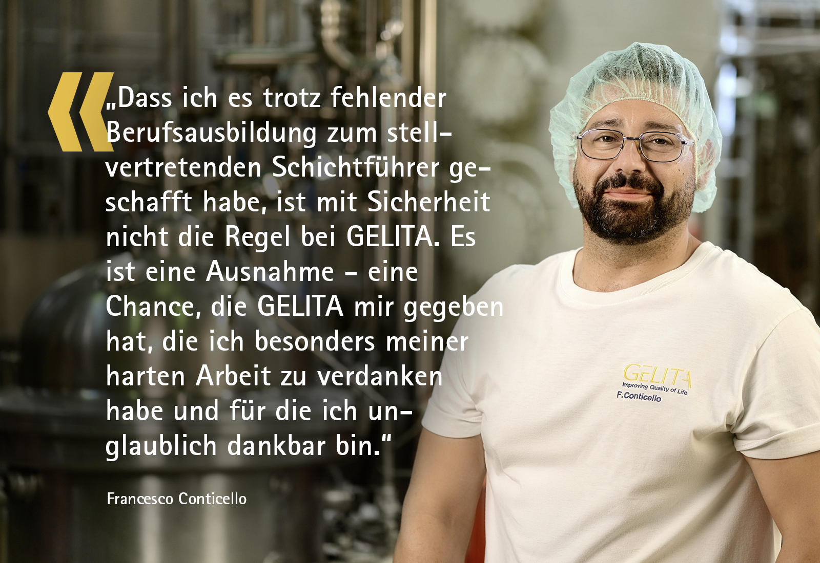 Ein Mitarbeiter berichtet über das Arbeiten im Werk Eberbach