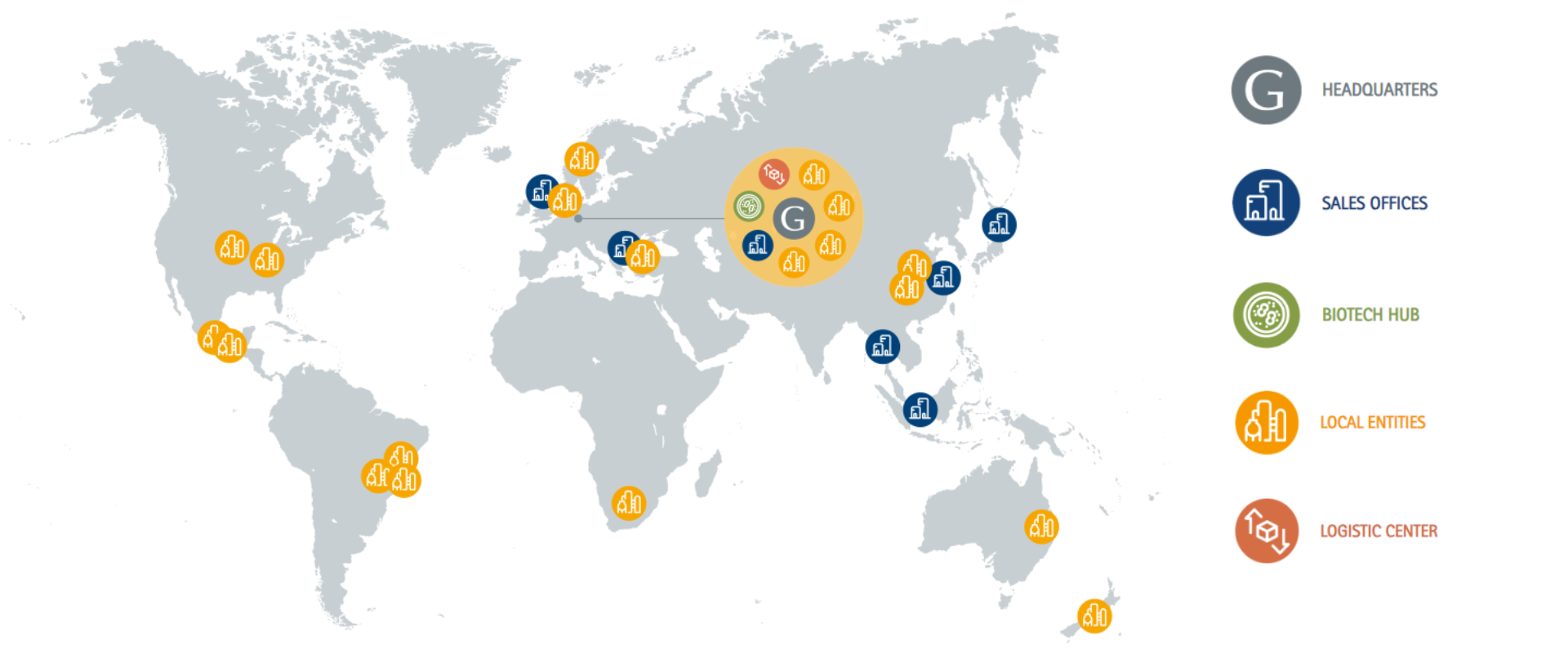 GELITA ist global aufgestellt