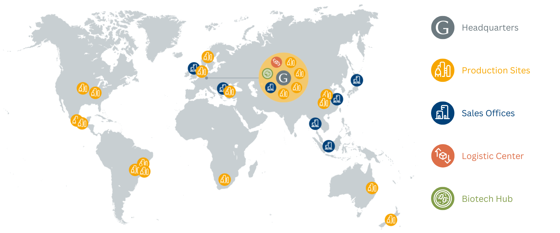 GELITA ist global aufgestellt