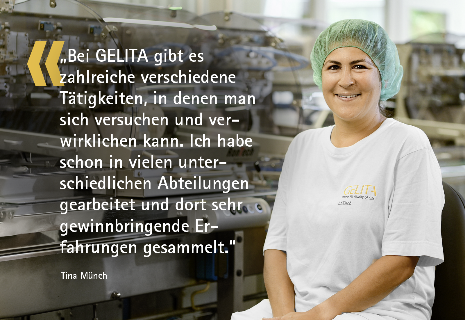 Eine Mitarbeiterin berichtet über das Arbeiten im Werk Eberbach