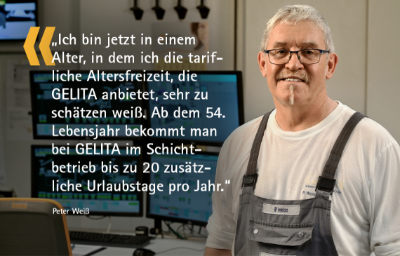 Ein Mitarbeiter berichtet über das Arbeiten im Werk