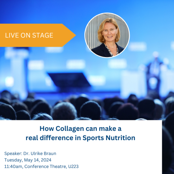 Information about the educational session from Ulrike Braun at Vitafoods