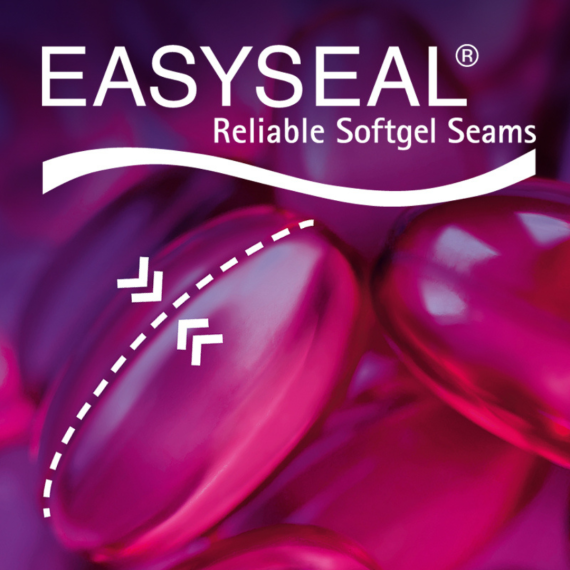 Softgel Capsule with highlighted capsule seam