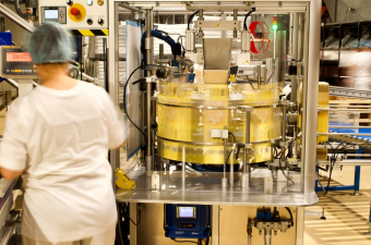 In Eberbach produziert GELITA vorwiegend Pharma- und Speisegelatine sowie Kollagenpeptide.